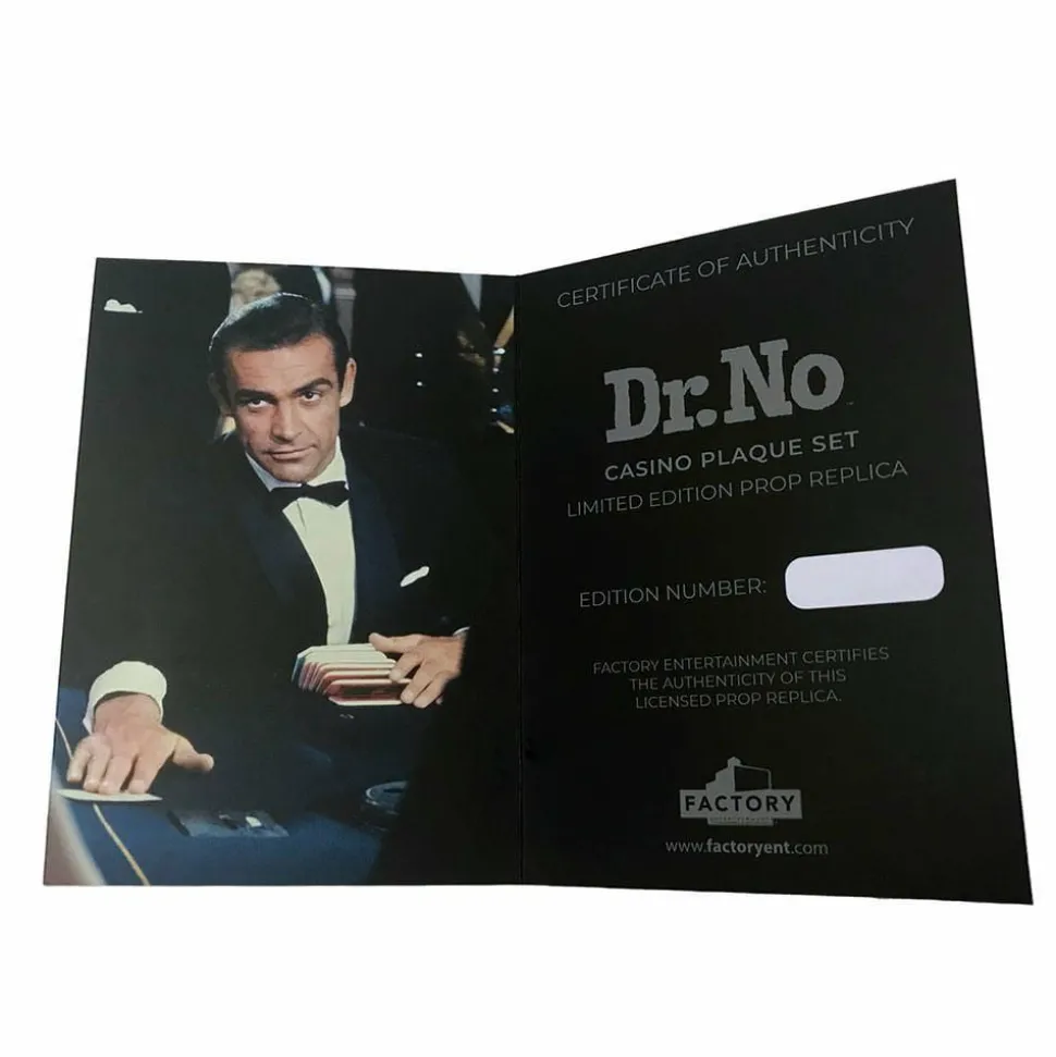 Dr. No - Casino Plaques 1:1 Scale Life-Size Prop Replica