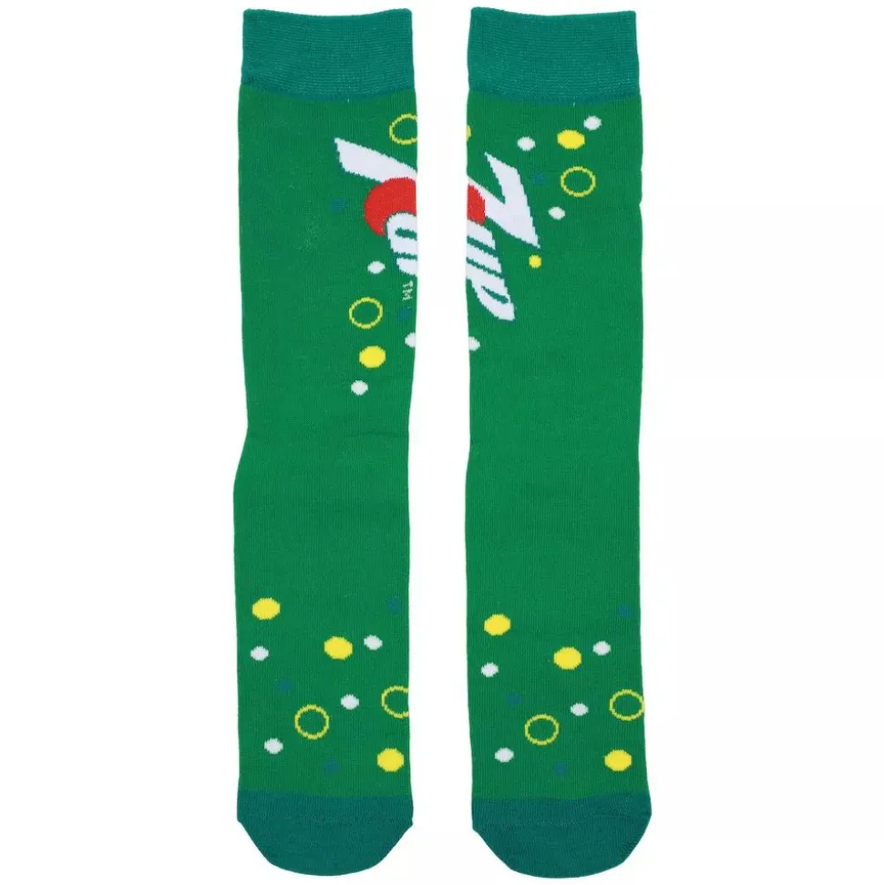 Dr. Pepper - Dr. Pepper, 7UP, & Crush Men's Crew Socks 3-Pack (Shoe Size 8-12)