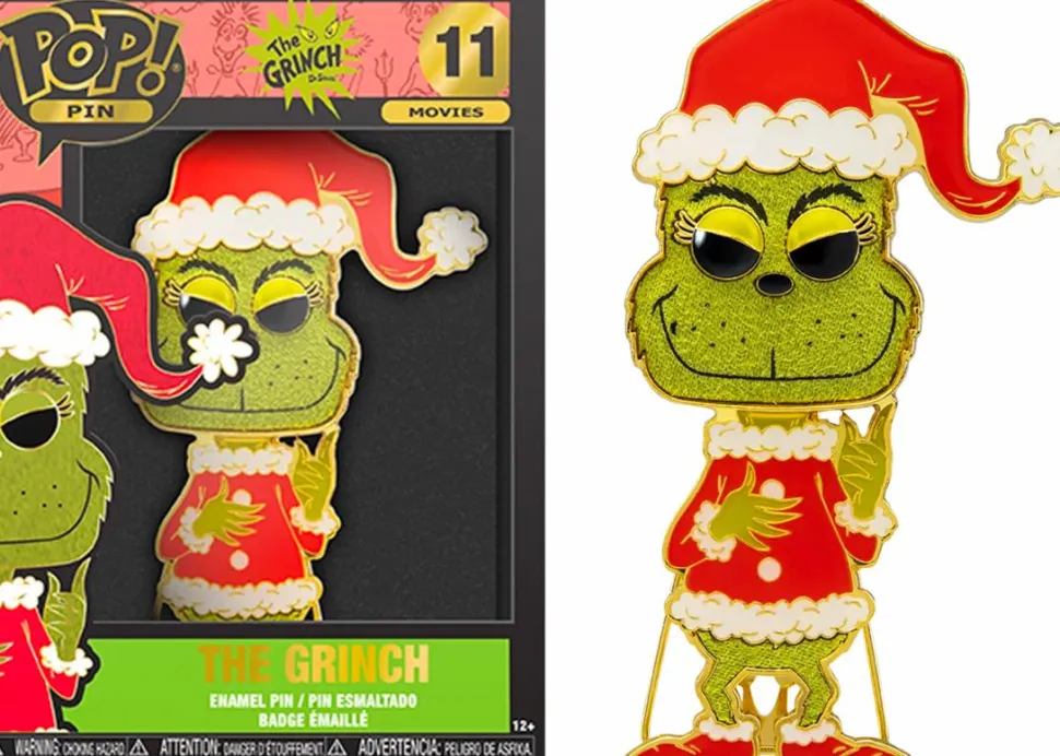 Dr. Seuss - The Grinch 4" Pop! Enamel Pin