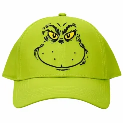 Dr. Seuss - The Grinch Embroidered Adjustable Pre-Curved Snapback Hat