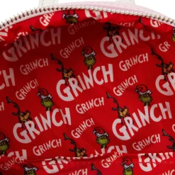 Dr. Seuss - The Grinch Lenticular Scene 10” Faux Leather Mini Backpack
