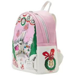 Dr. Seuss - The Grinch Lenticular Scene 10” Faux Leather Mini Backpack