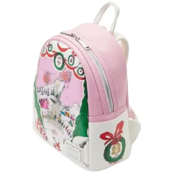 Dr. Seuss - The Grinch Lenticular Scene 10” Faux Leather Mini Backpack