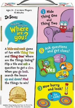 Dr. Seuss - Thing One and Thing Two, Where Are You? Card Game