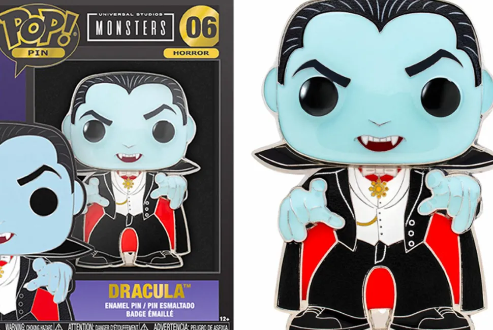 Dracula (1931) - Dracula 4" Pop! Enamel Pin