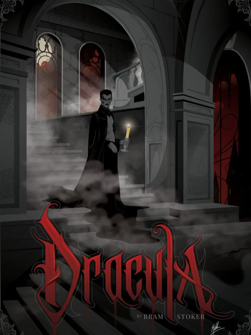 Dracula - Dracula Fine Art Print by Mike Mahle