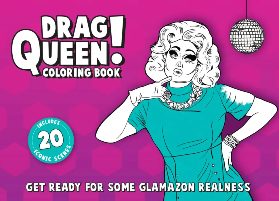 Drag Queen! Colouring Book by Richard Bath Paperback Book