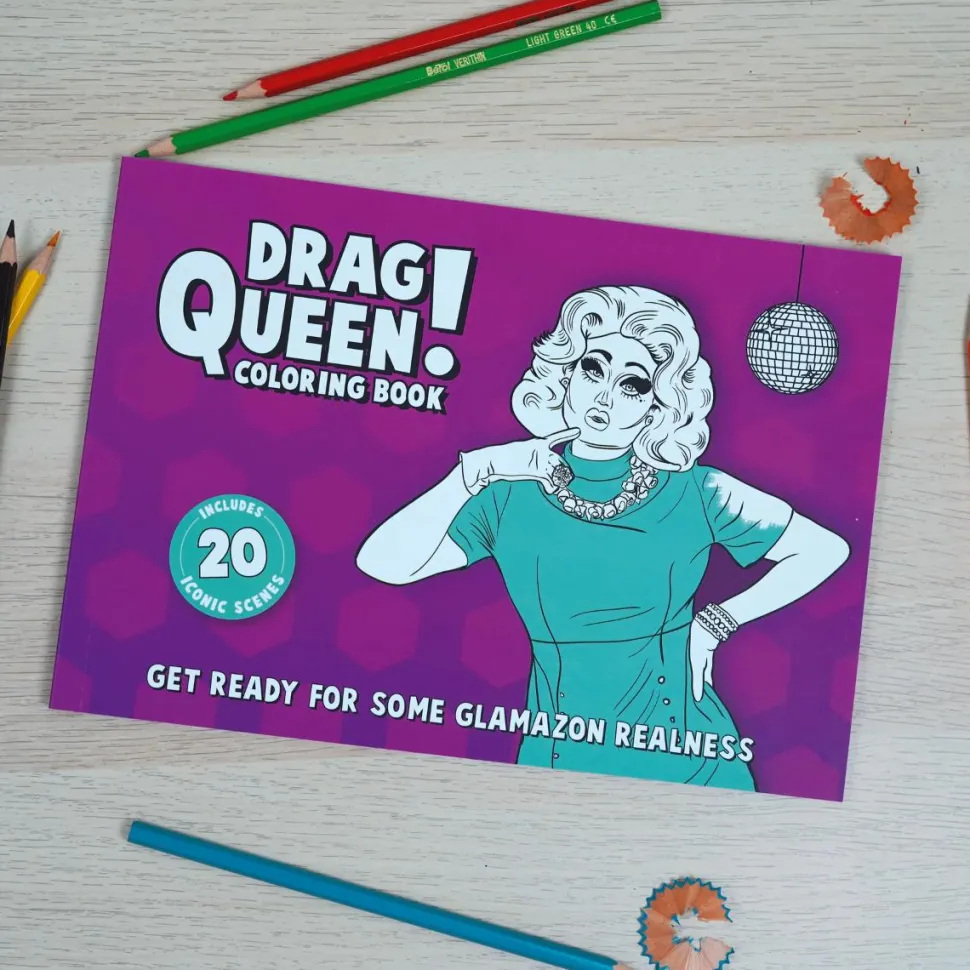 Drag Queen! Colouring Book by Richard Bath Paperback Book