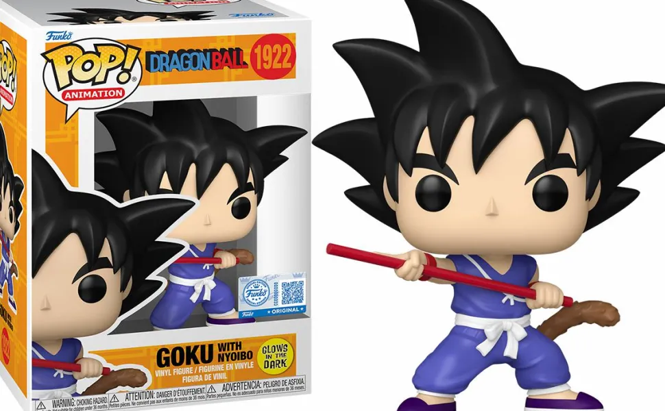 Dragon Ball - Goku with Nyoibo Glow-in-the-Dark Pop! Vinyl Figure
