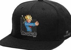 Dragon Ball Super - DBS x Primitive Trunks Blast Black Adjustable Strapback Hat (One Size)