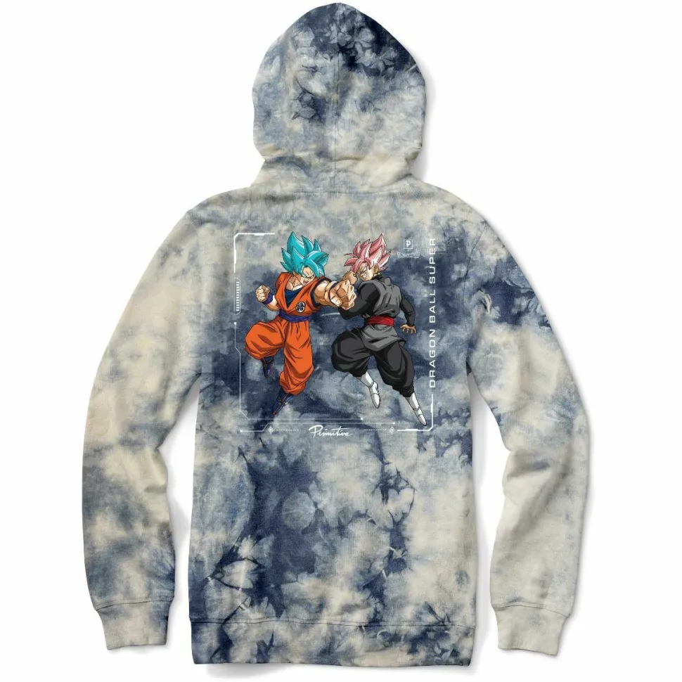 Dragon Ball Super - DBS x Primitive Goku Versus Washed Navy Sweatshirt Hoodie