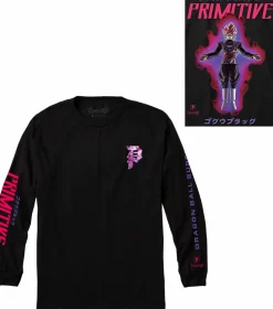 Dragon Ball Super - DBS x Primitive Black Rose Goku Black Long-Sleeve T-Shirt
