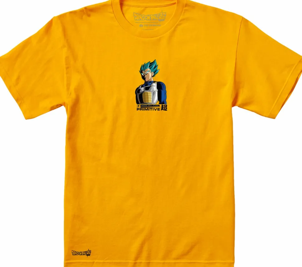 Dragon Ball Super - DBS x Primitive Shadow Vegeta Gold T-Shirt