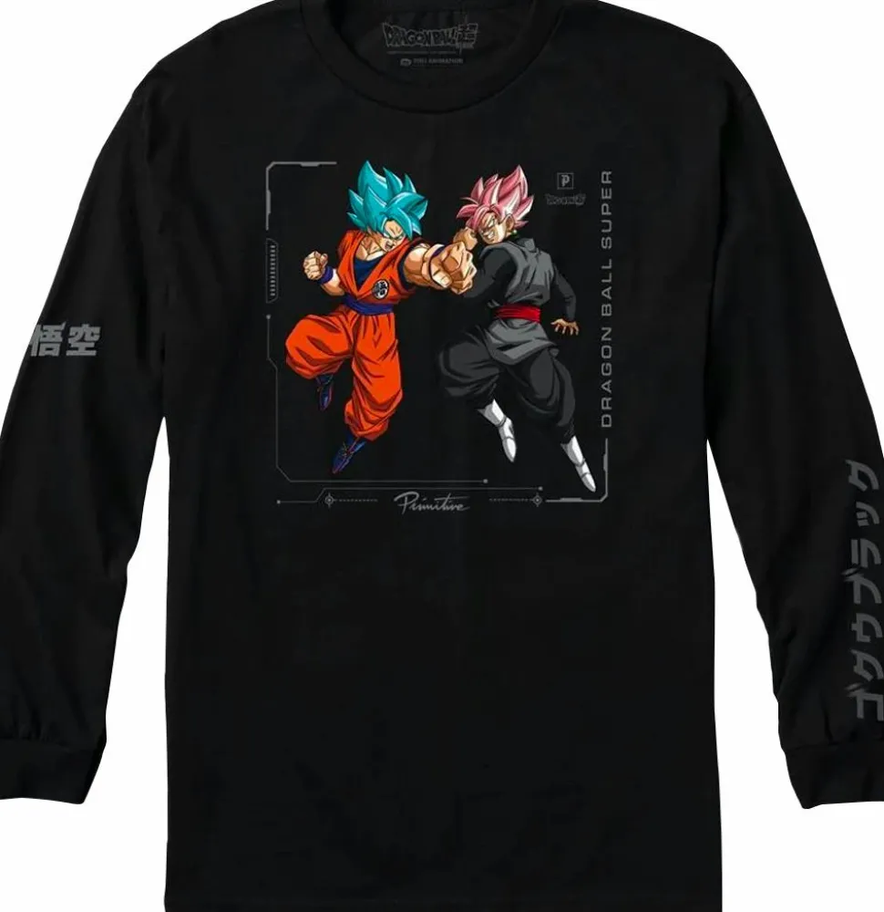 Dragon Ball Super - DBS x Primitive Goku Versus Black Long-Sleeve T-Shirt