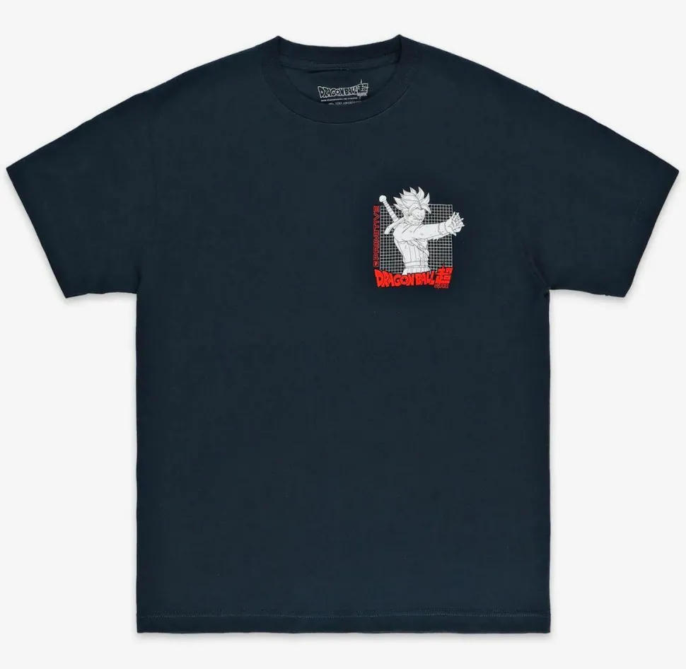 Dragon Ball Super - DBS x Primitive Trunks Phases Navy T-Shirt