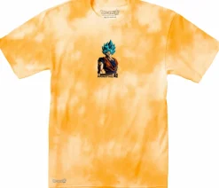 Dragon Ball Super - DBS x Primitive Shadow Goku Washed Orange T-Shirt