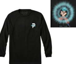 Dragon Ball Super - DBS x Primitive Energy Black Long Sleeve T-Shirt