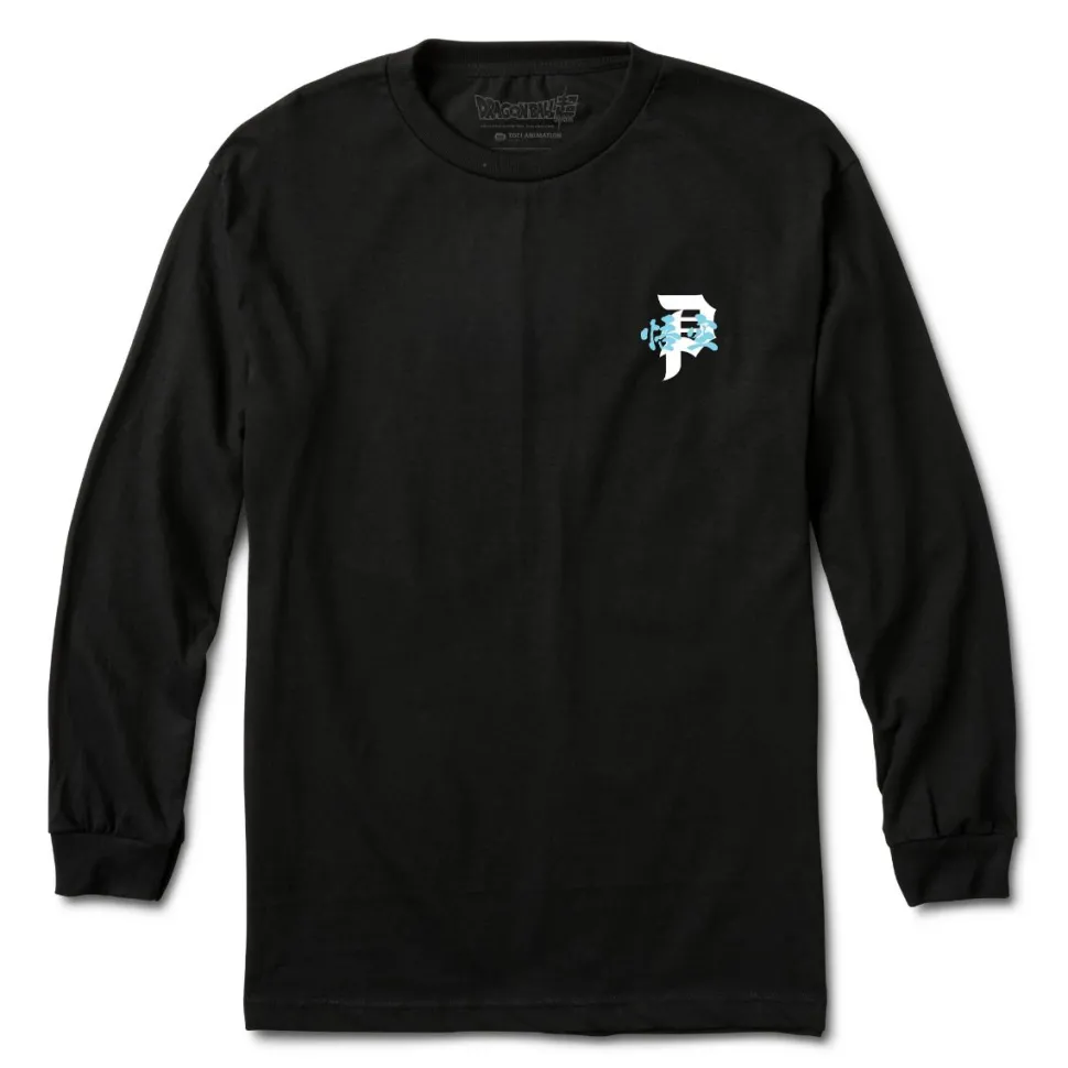 Dragon Ball Super - DBS x Primitive Energy Black Long Sleeve T-Shirt