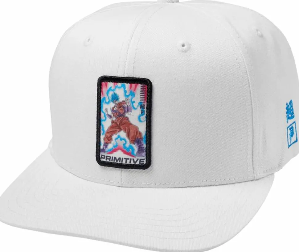 Dragon Ball Super - DBS x Primitive Champion Snapback White Hat (One Size)