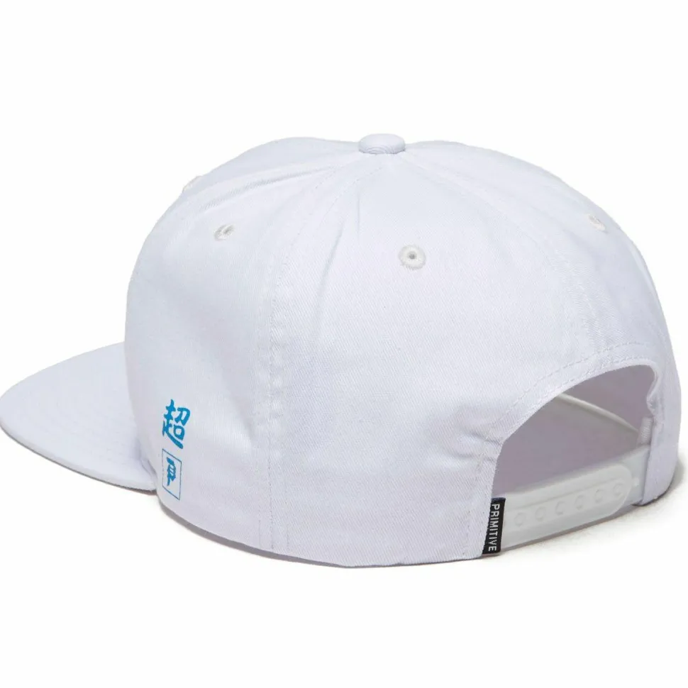 Dragon Ball Super - DBS x Primitive Champion Snapback White Hat (One Size)