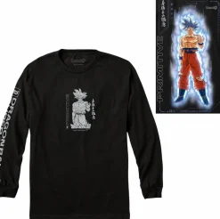 Dragon Ball Super - DBS x Primitive Goku Ultra Instinct Black Long Sleeve T-Shirt
