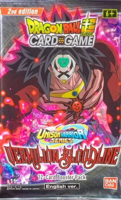 Dragon Ball Super - Vermilion Bloodline Card Game 2nd Edition Booster Box (24 Packs)
