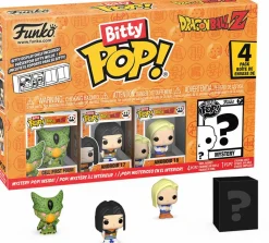 Dragon Ball Z - Cell (First Form), Android 17, Android 18 & Mystery Bitty Pop! Vinyl Figure 4-Pack