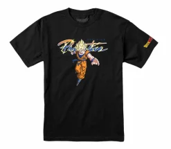 Dragon Ball Z - DBZ x Primitive Nuevo Saiyan Goku T-Shirt Black