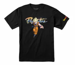 Dragon Ball Z - DBZ x Primitive Nuevo Saiyan Goku T-Shirt Black