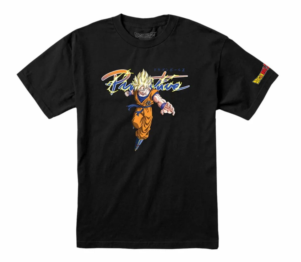 Dragon Ball Z - DBZ x Primitive Nuevo Saiyan Goku T-Shirt Black