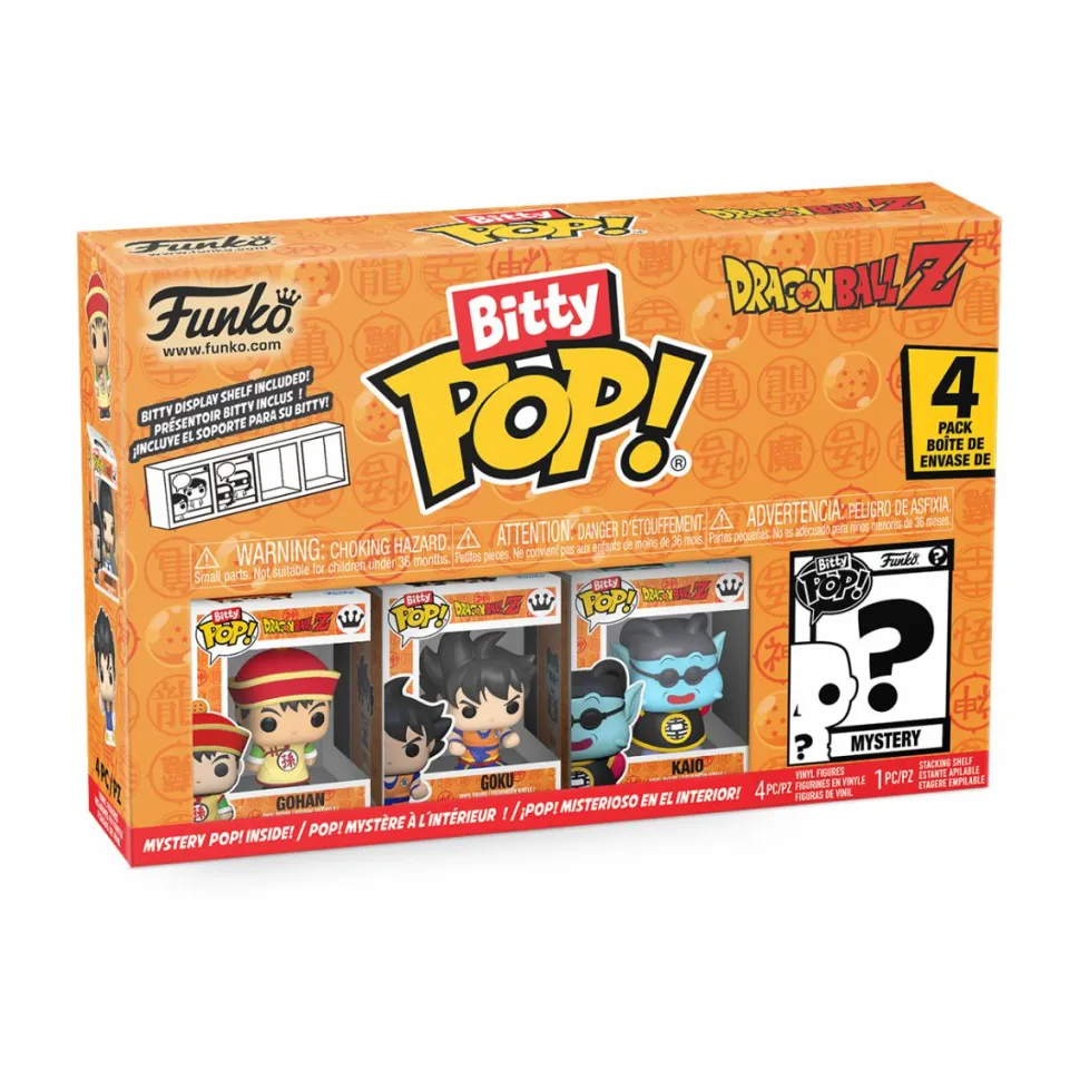 Dragon Ball Z - Gohan, Goku, Kaio & Mystery Bitty Pop! Vinyl Figure 4-Pack
