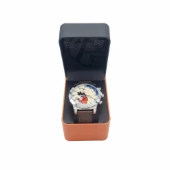 Dragon Ball Z - Goku Character Detail Brown Faux Leather Band Watch (One-Size)