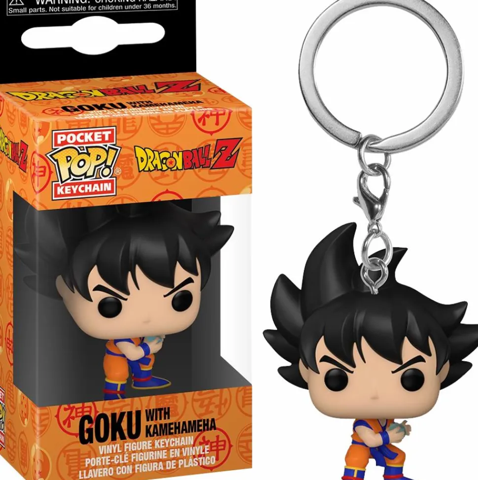 Dragon Ball Z - Goku with Kamehameha Pocket Pop! Vinyl Keychain