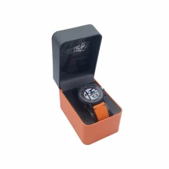 Dragon Ball Z - Goku’s Symbol Orange Faux Leather Band Watch (One-Size)
