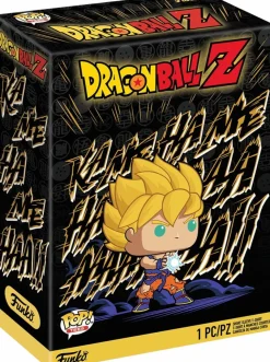 Dragon Ball Z - Super Saiyan Goku Kamehameha Pop! Tees Unisex Black T-Shirt