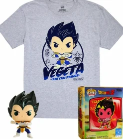 Dragon Ball Z - Vegeta Metallic Pop! Vinyl Figure & T-Shirt Box Set