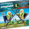 Dragons - Playmobil Ruffnut and Tuffnut with Flight Suit Figure 2-Pack (70042)