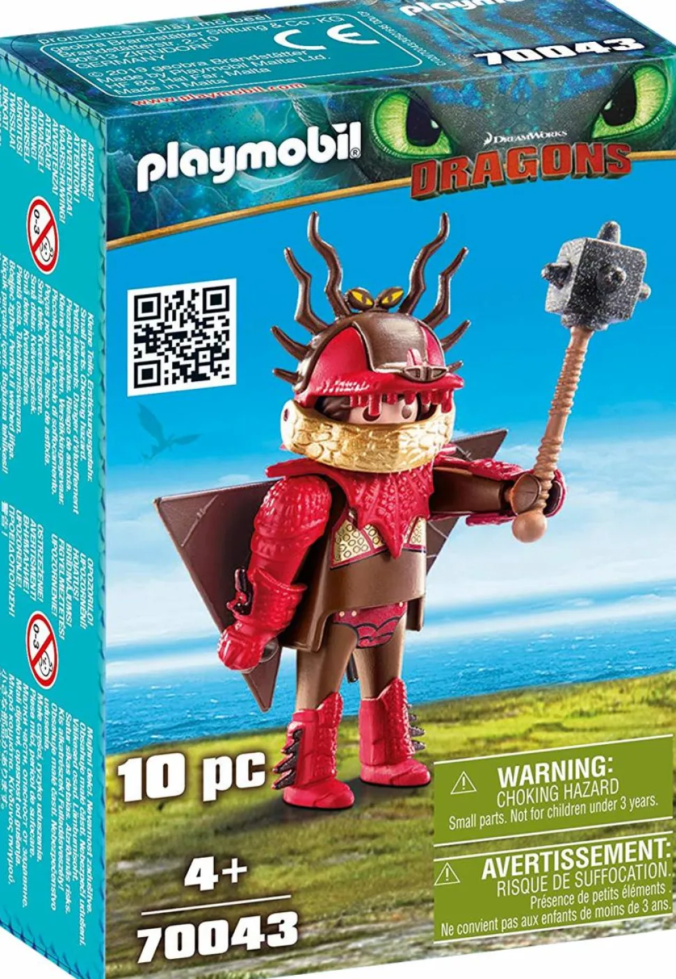 Dragons - Playmobil Snotlout with Flight Suit Figure (70043)