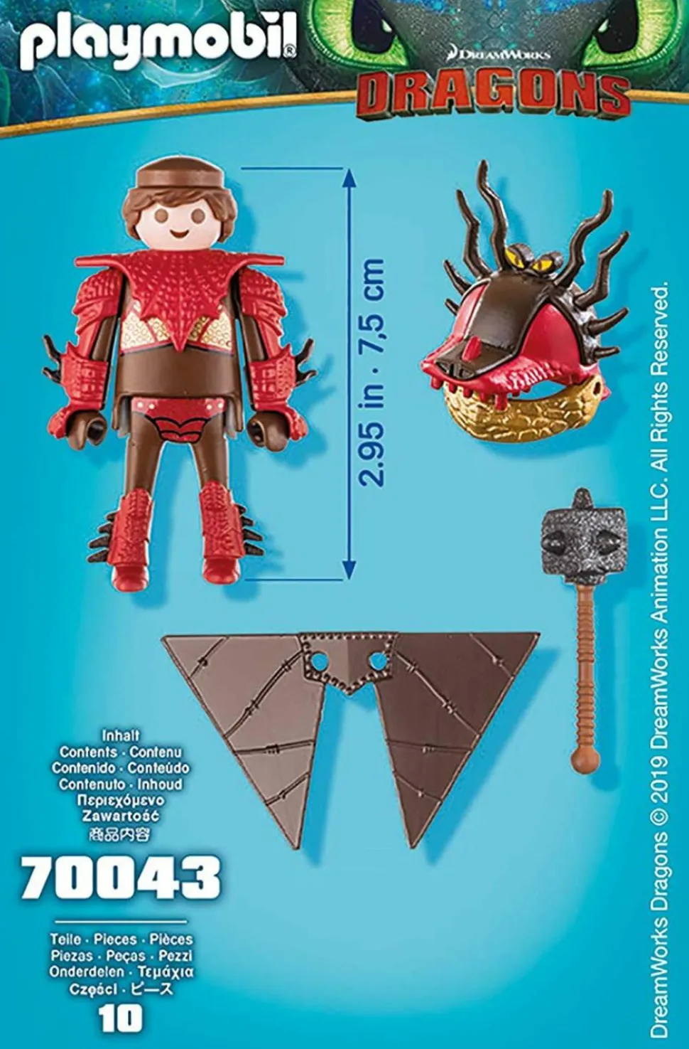Dragons - Playmobil Snotlout with Flight Suit Figure (70043)