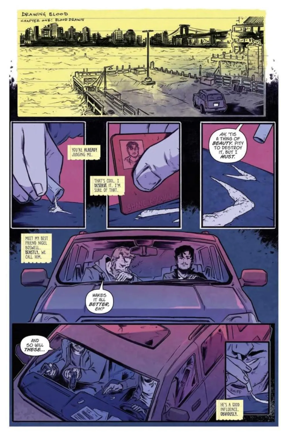 Drawing Blood - Volume 01 Spilled Ink Trade Paperback Book