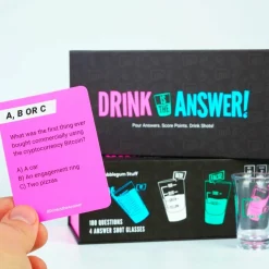 Drink is the Answer - Pour Answers. Score Points. Drink Shots! Party Game