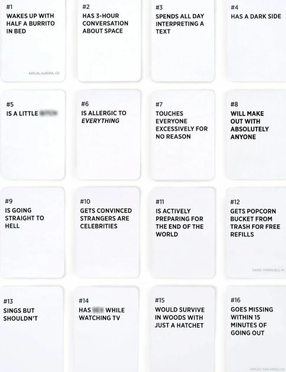 Drunk, Stoned or Stupid - Card Game