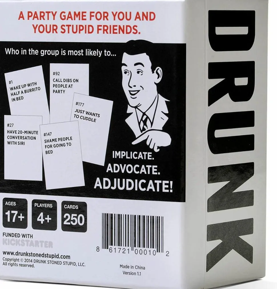 Drunk, Stoned or Stupid - Card Game