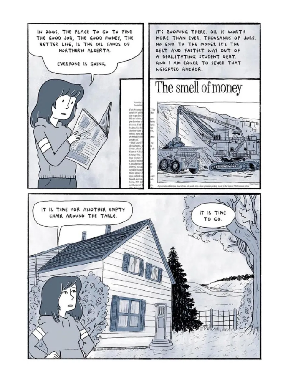 Ducks: Two Years in the Oil Sands by Kate Beaton Hardcover Book