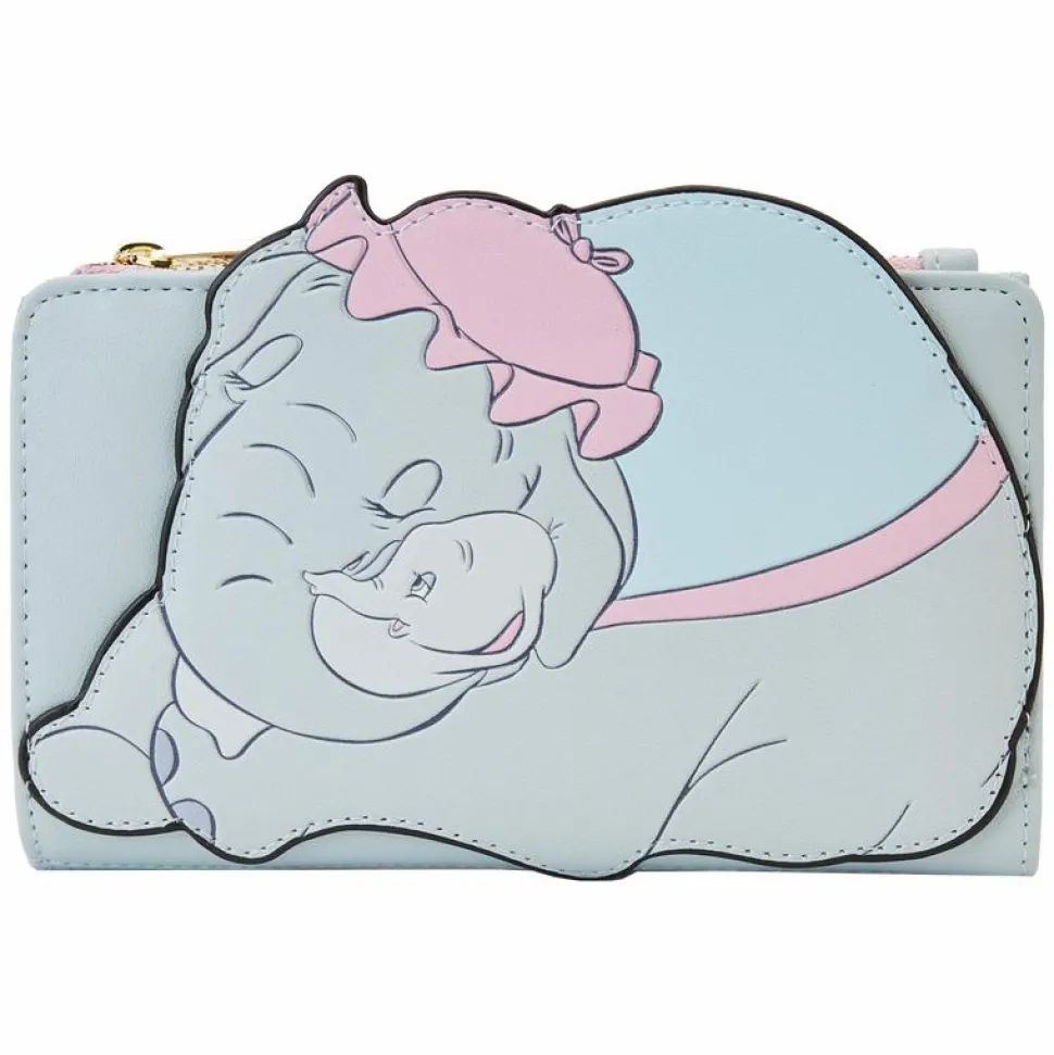 Dumbo (1941) - Mrs. Jumbo 4” Faux Leather Flap Wallet