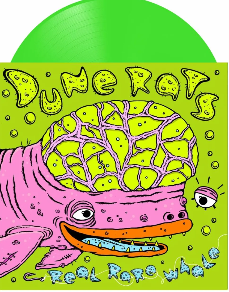 Dune Rats - Real Rare Whale LP Vinyl Record (Neon Green Coloured Vinyl)