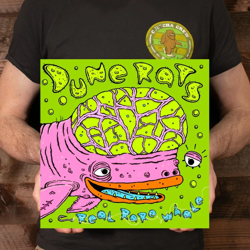 Dune Rats - Real Rare Whale LP Vinyl Record (Neon Green Coloured Vinyl)