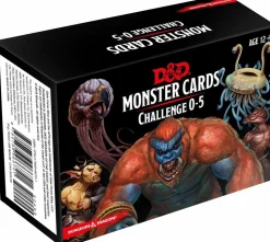 Dungeon & Dragons - Challenge Rating 0-5 Monster Spellbook Cards