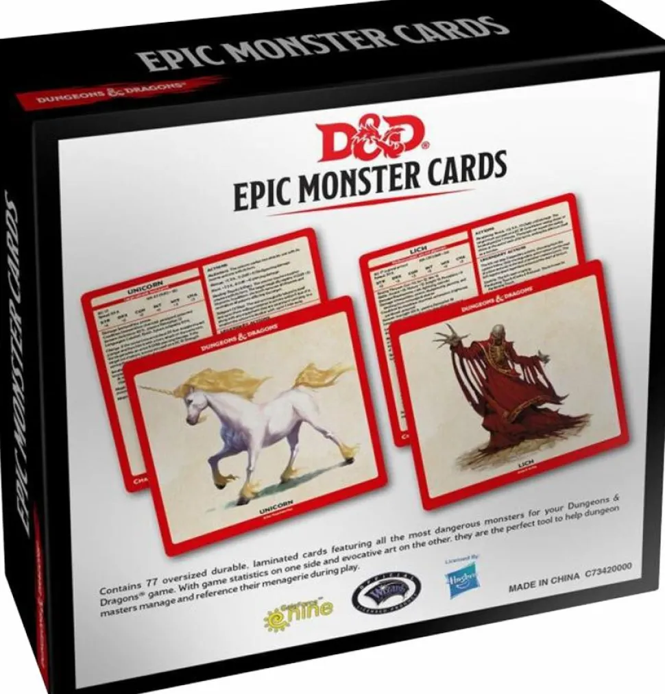 Dungeon & Dragons - Epic Monster Spellbook Cards