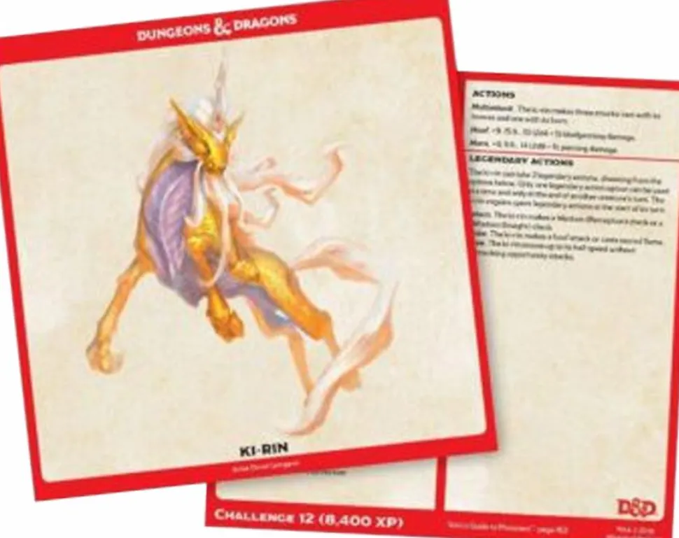 Dungeon & Dragons - Epic Monster Spellbook Cards